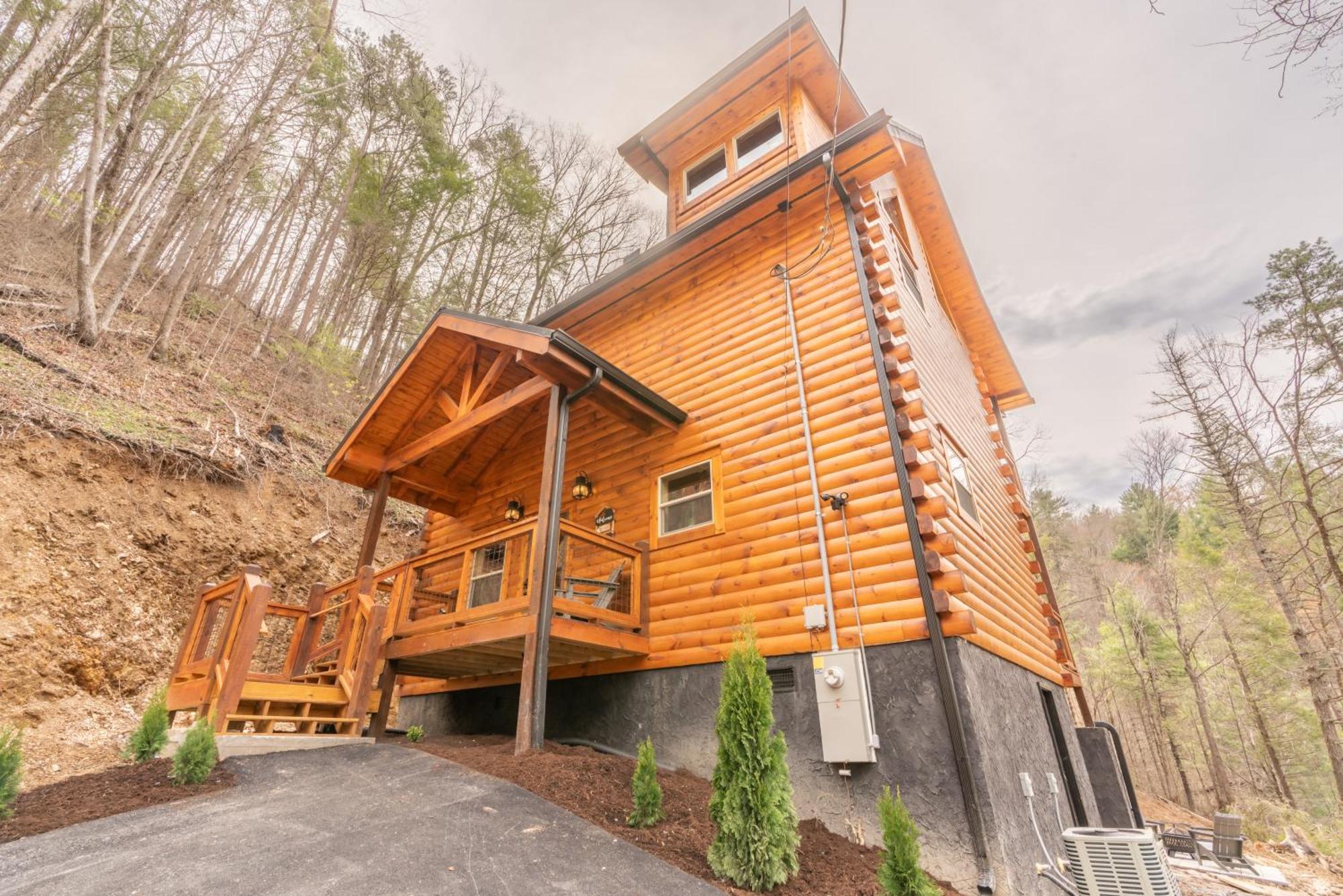 Hawks Nest Mountain Cabin セバービル エクステリア 写真