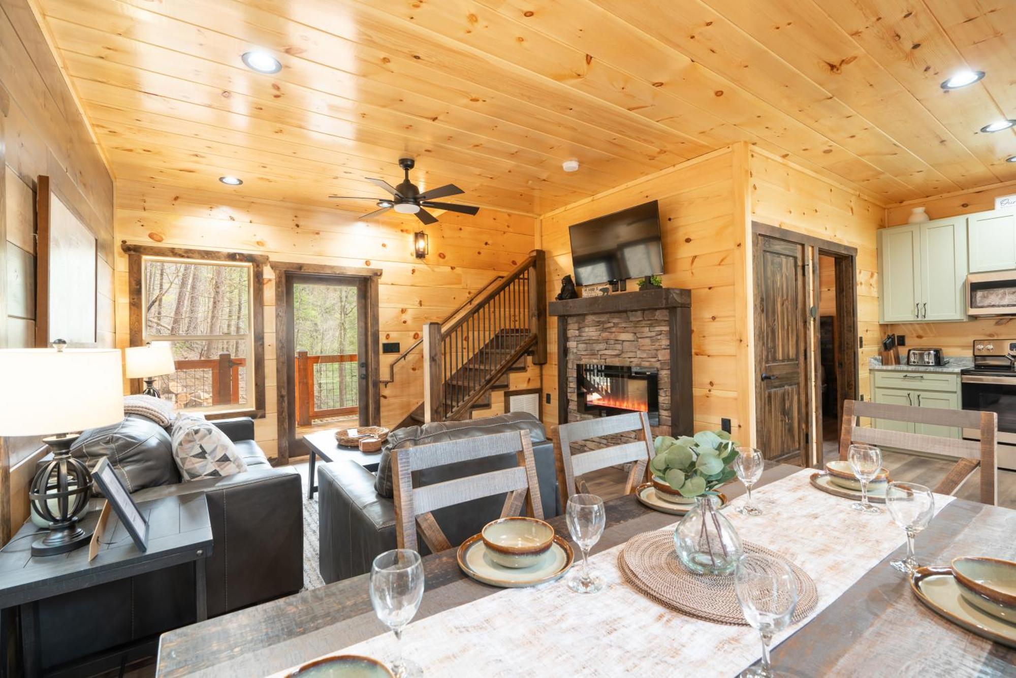 Hawks Nest Mountain Cabin セバービル エクステリア 写真